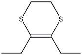 2,3-Dihydro-5,6-diethyl-1,4-dithiin Struktur