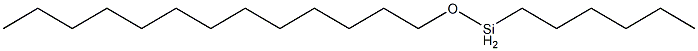 Hexyl(tridecyloxy)silane Struktur