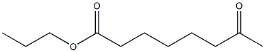 7-Ketocaprylic acid propyl ester Struktur