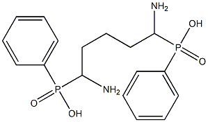 1,5-Bis(phenylphosphonyl)pentane-1,5-diamine Struktur