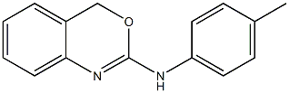 2-(4-Methylphenylamino)-4H-3,1-benzoxazine Struktur