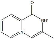 (3-Methyl-1,2-dihydro-1-oxopyrido[1,2-a]pyrazin-5-ium)-2-ide Struktur