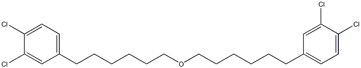 3,4-Dichlorophenylhexyl ether Struktur