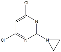 2-(1-Aziridinyl)-4,6-dichloropyrimidine Struktur