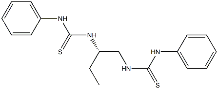 (-)-1,1'-[(S)-Butane-1,2-diyl]bis(3-phenylthiourea) Struktur