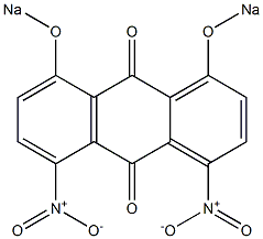 4,5-Dinitro-1,8-bis(sodiooxy)anthraquinone Struktur