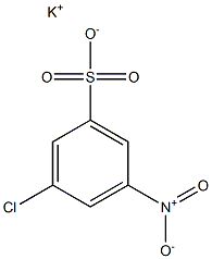 3-Chloro-5-nitrobenzenesulfonic acid potassium salt Struktur