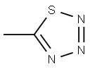 5-Methyl-1,2,3,4-thiatriazole Struktur