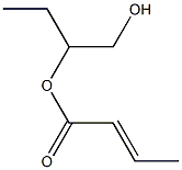 Crotonic acid 1-(hydroxymethyl)propyl ester Struktur