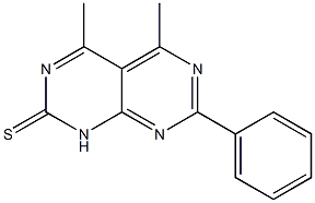 4,5-Dimethyl-7-phenylpyrimido[4,5-d]pyrimidine-2(1H)-thione Struktur