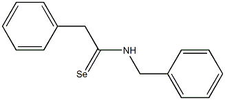 N-Benzylbenzeneethaneselenoamide Struktur