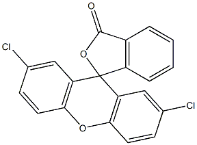 2',7'-Dichlorospiro[isobenzofuran-1(3H),9'-[9H]xanthen]-3-one Struktur