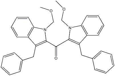 Methoxymethyl(3-benzyl-1H-indol-2-yl) ketone Struktur