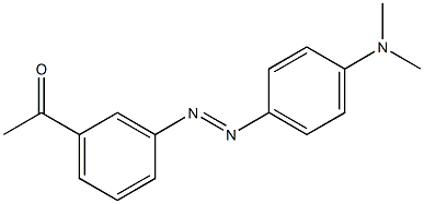 3'-[(4-Dimethylaminophenyl)azo]acetophenone Struktur