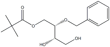 (2S,3S)-3-Benzyloxy-4-pivaloyloxy-1,2-butanediol Struktur