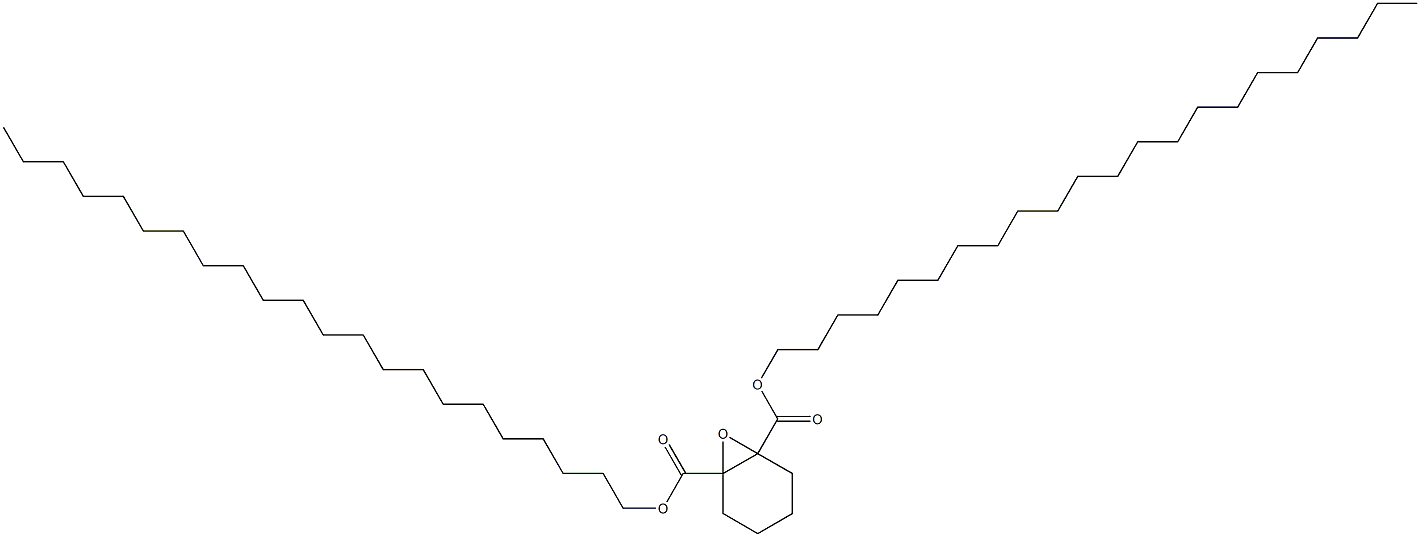 7-Oxabicyclo[4.1.0]heptane-1,6-dicarboxylic acid didocosyl ester Struktur