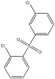 2-Chlorophenyl 3-chlorophenyl sulfone Struktur