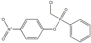 Chloromethyl(phenyl)phosphinic acid 4-nitrophenyl ester Struktur