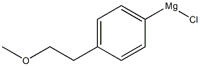 p-(2-Methoxyethyl)phenylmagnesium chloride Struktur