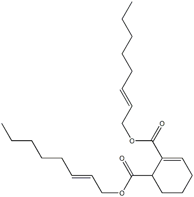 2-Cyclohexene-1,2-dicarboxylic acid bis(2-octenyl) ester Struktur