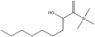 2-(Trimethylsilyl)-1-decen-3-ol Struktur