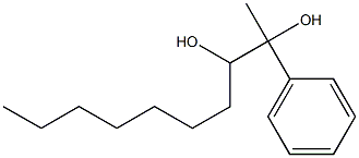 2-Phenyldecane-2,3-diol Struktur