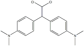 4,4'-(2,2-Dichloro-1,1-ethanediyl)bis(N,N-dimethylbenzenamine) Struktur