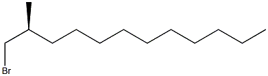 [S,(+)]-1-Bromo-2-methyldodecane Struktur