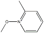 2-Methyl-1-methoxypyridinium Struktur