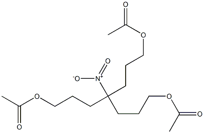 4-(3-Acetoxypropyl)-1,7-diacetoxy-4-nitroheptane Struktur