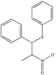 2-Nitro-1-phenyl-1-(phenylthio)propane Struktur