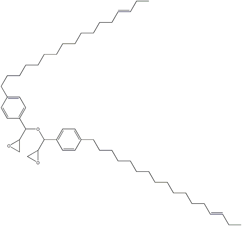 4-(14-Heptadecenyl)phenylglycidyl ether Struktur