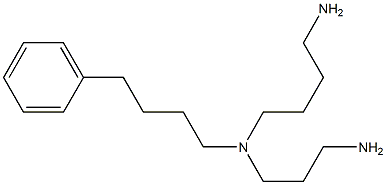 N-(3-Aminopropyl)-N-(4-phenylbutyl)-1,4-butanediamine Struktur