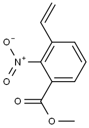 2-Nitro-3-ethenylbenzoic acid methyl ester Struktur