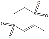 2,3-Dihydro-5-methyl-1,4-dithiin 1,1,4,4-tetraoxide Struktur