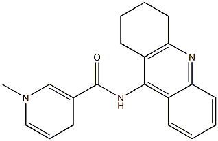 N-[(1,2,3,4-Tetrahydroacridin)-9-yl]-1,4-dihydro-1-methylpyridine-3-carboxamide Struktur