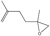 2-(3-Methyl-3-butenyl)-2-methyloxirane Struktur