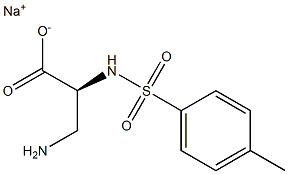 [S,(-)]-3-Amino-2-[(p-tolylsulfonyl)amino]propionic acid sodium salt Struktur