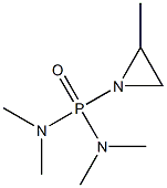 (2-Methyl-1-aziridinyl)bis(dimethylamino)phosphine oxide Struktur