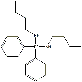 Diphenylbis(butylamino)phosphonium Struktur