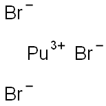 Plutonium(III) tribromide Struktur