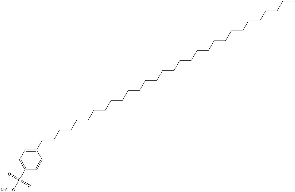 4-Triacontylbenzenesulfonic acid sodium salt Struktur