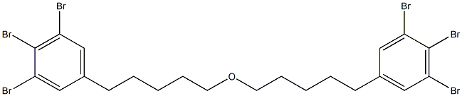 3,4,5-Tribromophenylpentyl ether Struktur