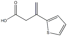 3-(2-Thienyl)-3-butenoic acid Struktur