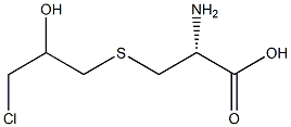 S-(3-Chloro-2-hydroxypropyl)-L-cysteine Struktur