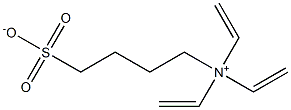 N,N,N-Trivinyl-4-sulfonato-1-butanaminium Struktur