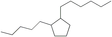 1-Pentyl-2-hexylcyclopentane Struktur