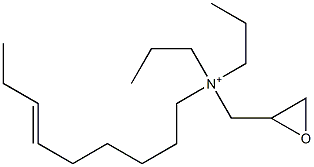 Dipropyl(6-nonenyl)glycidylaminium Struktur