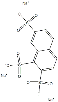 1,2,7-Naphthalenetrisulfonic acid trisodium salt Struktur