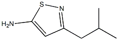 3-Isobutylisothiazol-5-amine Struktur